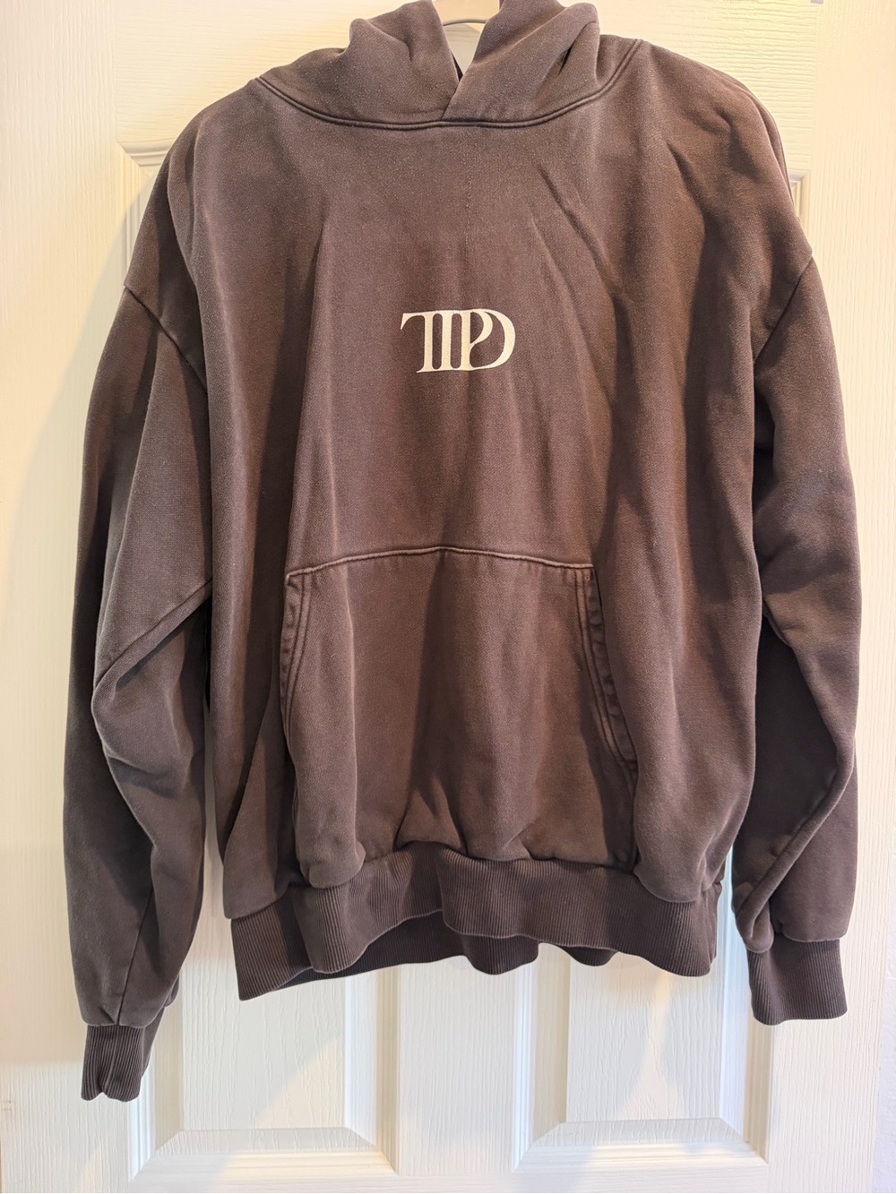 Taylor Swift Brown Logo Puffer-Style Hoodie